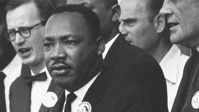 Dr. King at a Speech